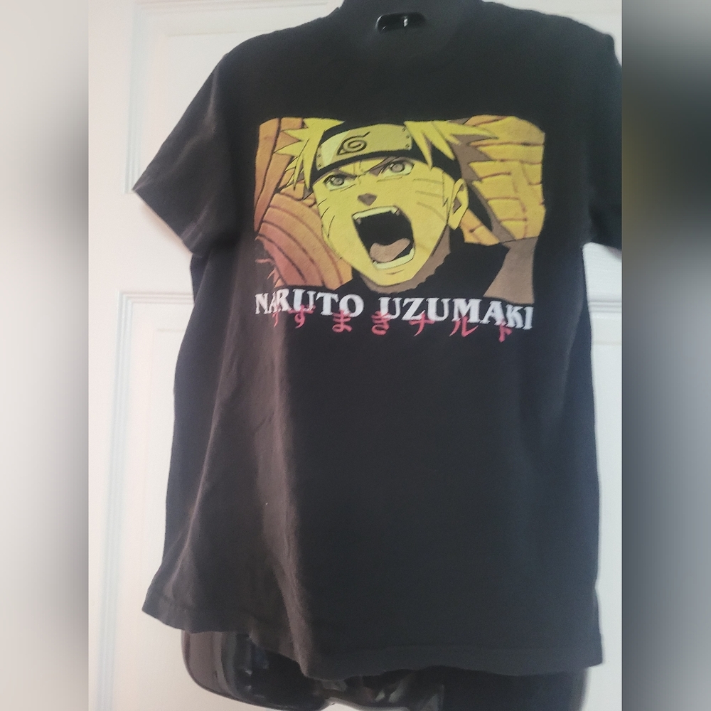 Naruto Uzumaki Black T-Shirt